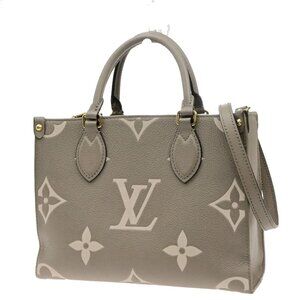 LOUIS VUITTON OnTheGo PM Hand Bag Bicolor Monogram Empreinte BE M45779 312RL056